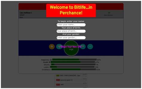 Bitlife ― Perchance Generator.